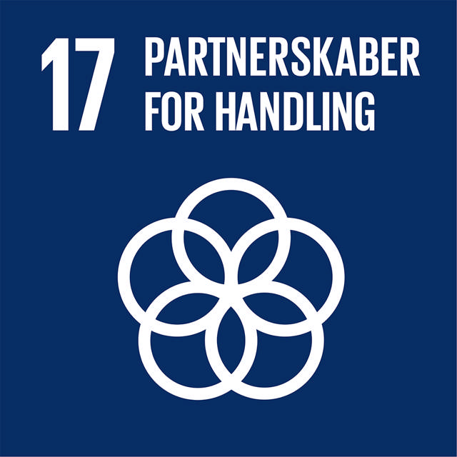 Ikon for verdensmål nr. 17 - Partnerskaber for handling