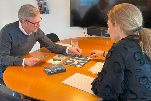 Ledelsen tester det nye spil