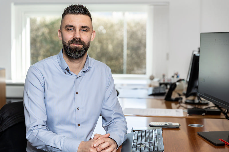 Morten Gunst Møller, Teamleder og tidligere lærling og elektriker i SIF Gruppen (ansat siden 2012)